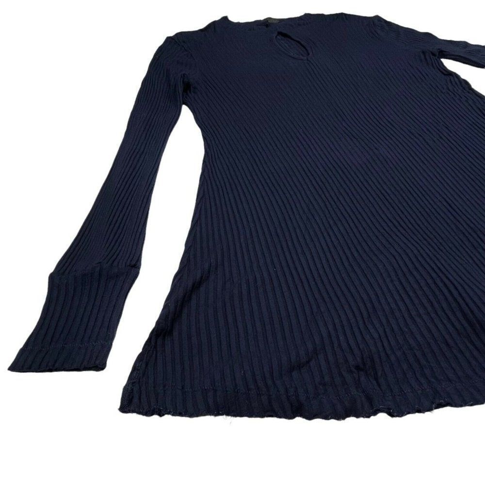 Free People Copa Banana Ribbed Tunic Navy Blue - Picture 7 of 9